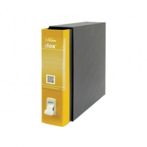 Registratore a leva DOX2 Protocollo 28,5x35 cm - dorso 8 cm giallo D26206_136147