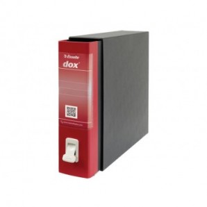Registratore a leva DOX2 Protocollo 28,5x35 cm - dorso 8 cm rosso D26211_136171