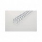 Spirali metalliche a 34 anelli GBC Wirebind 6 mm a4 nero conf da 100 spirali - RG810410