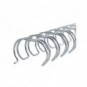 Spirali metalliche a 34 anelli GBC Wirebind 8 mm a4 nero conf da 100 spirali - RG810510