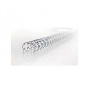 Spirali metalliche a 34 anelli GBC WireBind W18 12 mm a4 nero conf da 100 spirali - RG810810