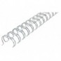 Spirali metalliche a 34 anelli GBC WireBind 14 mm a4 argento conf da 100 spirali - RG810997