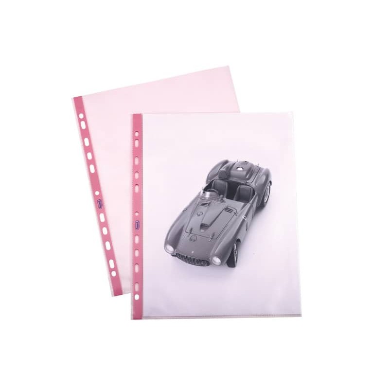 Buste a foratura universale lisce FAVORIT Art Superior 22x30 cm rosa conf. da 25 - 100206799_363406