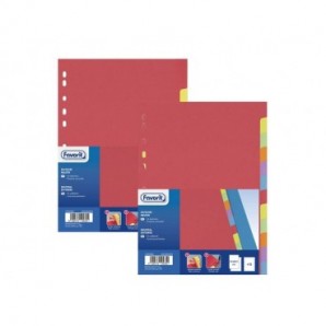 Divisore in cartoncino ELBA 6 tacche neutre colorate 21x29,7 cm assortiti 100204883_184679