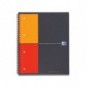 Quaderno spiralato OXFORD International Activebook Maxi A4+ grigio/arancio quadretti 5 mm - 100104329_172744