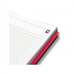 Quaderno spiralato OXFORD International Activebook Maxi A4+ grigio/arancio quadretti 5 mm - 100104329_172744