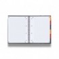 Quaderno spiralato OXFORD Organizerbook International A4+ grigio/arancio