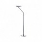 Lampada a terra a led UNILUX Varialux articolata grigio metallizzato 400090471