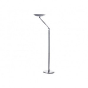 Lampada a terra a led UNILUX Varialux articolata grigio metallizzato 400090471