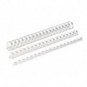 Dorsi plastici FELLOWES bianco ad anello tondo 6 mm conf.100 - 5345005_159334