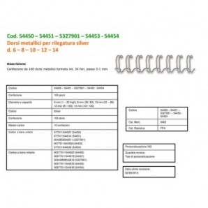 Dorsi metallici FELLOWES argento 8 mm conf.100 - 54451_159411