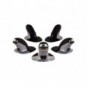 Mouse verticale FELLOWES Penguin® grande con filo grigio/nero 9894401