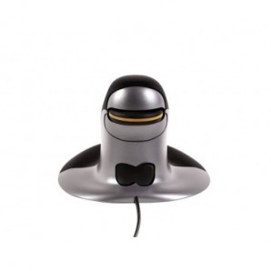 Mouse verticale FELLOWES Penguin® con filo nero/argento piccolo 9894801
