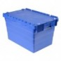 Cassa impilabile per alimenti in PPL 50 L Viso 600x400x305 mm blu DSW5539