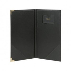 Portaconto Securit® Classic in similpelle 12x23 cm nero MC-CRBP-BL_132954