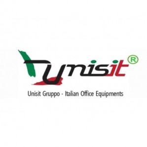 Sedia operativa girevole Unisit Cerere CRSYM Eco Smart - rivestimento ignifugo nero