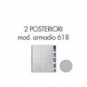 Set 2 posteriori per armadio Tecnical 2 618 grigio