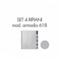 Set 4 ripiani per armadio Tecnical 2 618 grigio