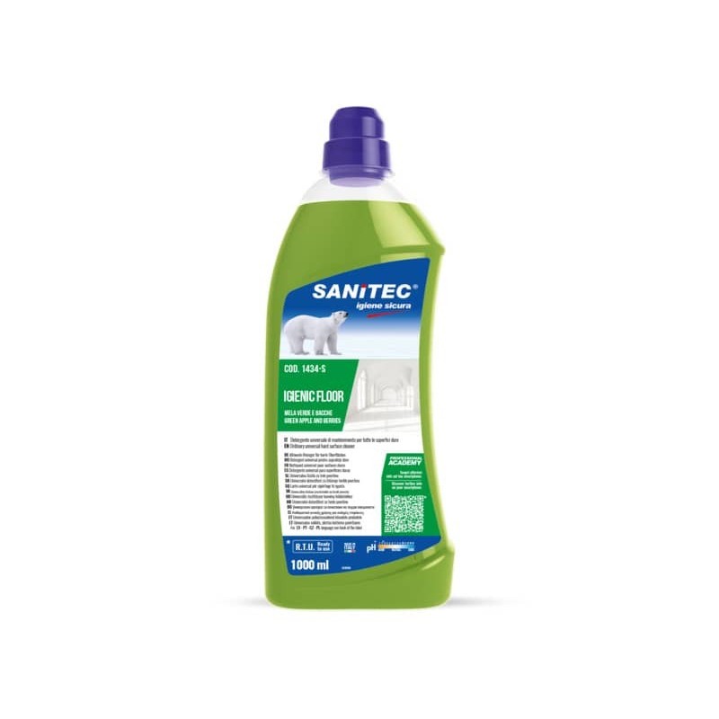 Detergente concentrato per pavimenti SANITEC Igenic Floor mela verde e bacche 1434-S