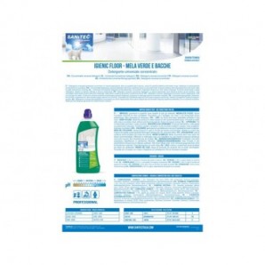Detergente concentrato per pavimenti SANITEC Igenic Floor mela verde e  bacche 1434-S