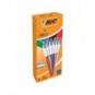 Penna a sfera a scatto BIC 4 Colours Shine M 1 mm assortiti 964775