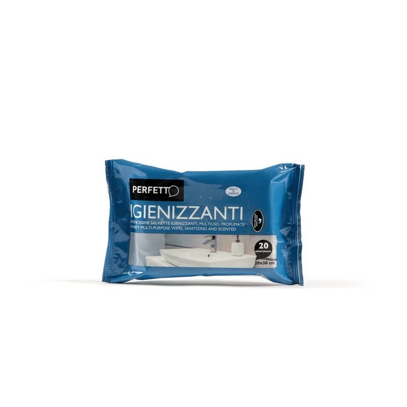 Salviette igienizzanti Perfetto Perfetto igienizzante bianco conf. 20 salviette - 0268