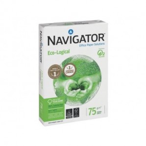 Carta bianca A4 Navigator Ecological 75 gr per stampe e fotocopie_788289