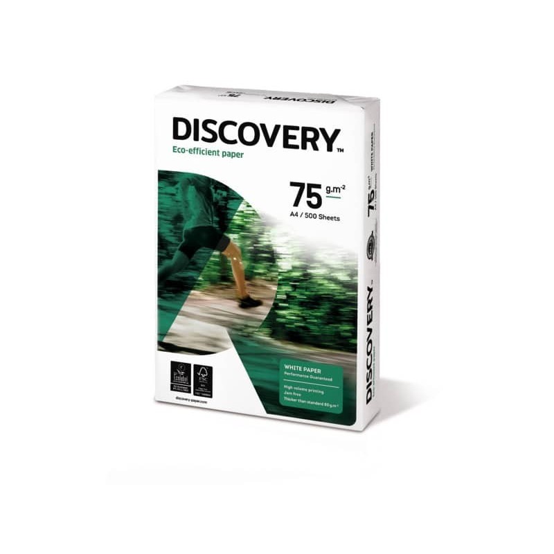 Carta bianca A4 Discovery 75gr - per stampanti e fotocopiatrici_788603