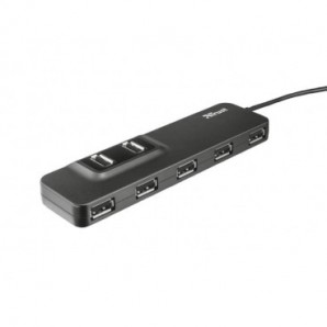Hub 7 porte USB 2.0 TRUST Oila nero 20576_550563