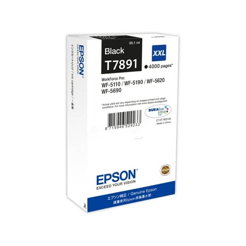 Cartuccia inkjet altissima resa T7891 - XXL Epson nero C13T789140