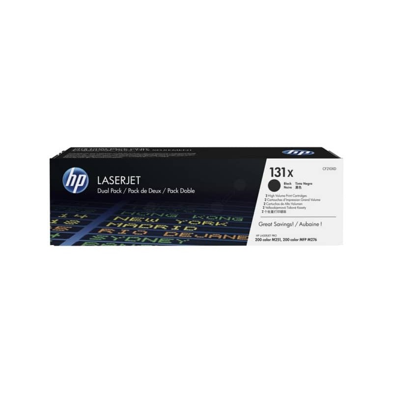 Toner 131X HP nero Conf. 2 - CF210XD_601285