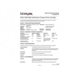 Toner alta resa return program Lexmark nero 08A0478