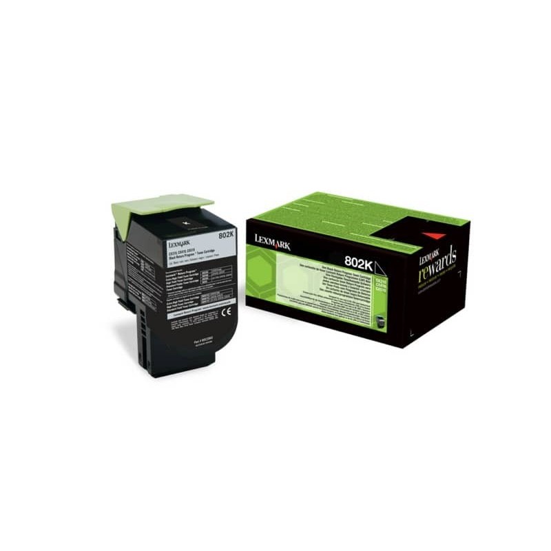 Toner return program 802K Lexmark nero 80C20K0_244594