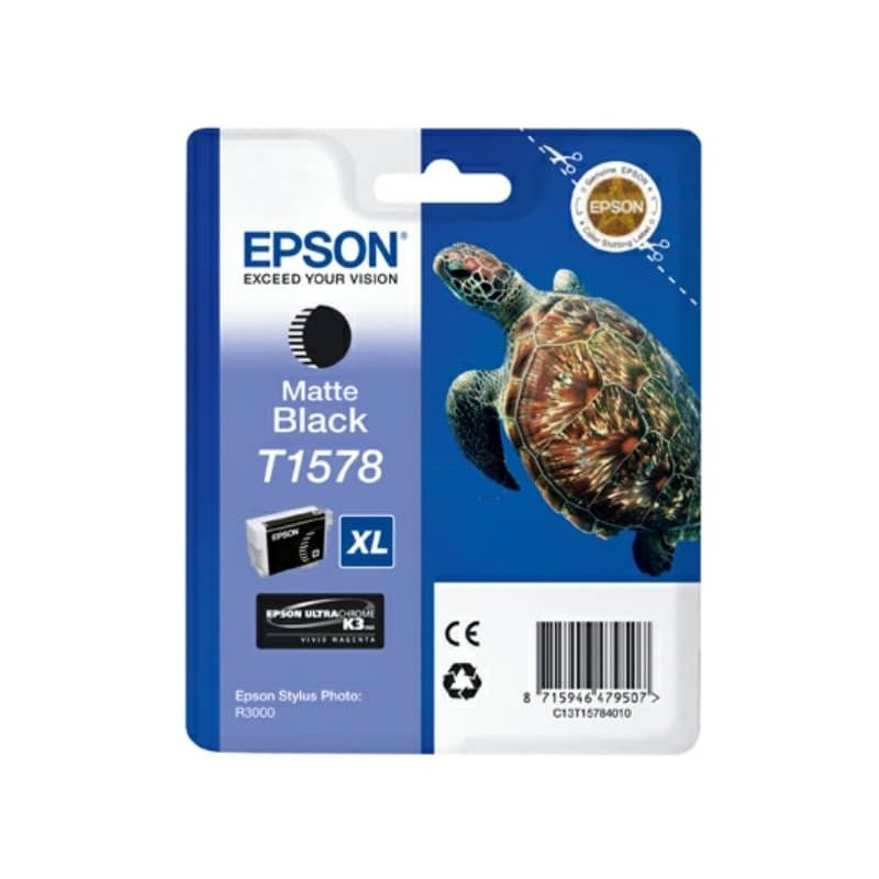 Cartuccia inkjet alta capacità ink pigmentato blister RS T1578 Epson nero opaco - C13T15784010_492845