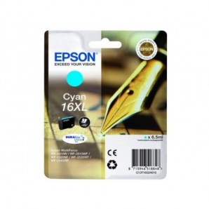 Cartuccia inkjet alta capacità ink pigmentato Penna e Cruciverba 16XL Epson ciano - C13T16324012_140712