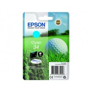Cartuccia inkjet Pallina da golf 34 Epson ciano C13T34624010_947725