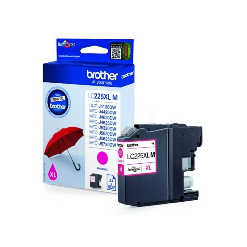 Cartuccia inkjet alta resa LC-225 Brother magenta LC-225XLM_309644