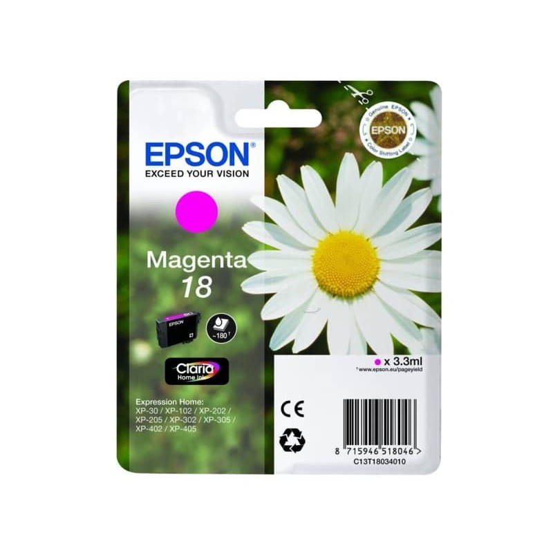 Cartuccia inkjet Margherite 18 Epson magenta C13T18034012_145836