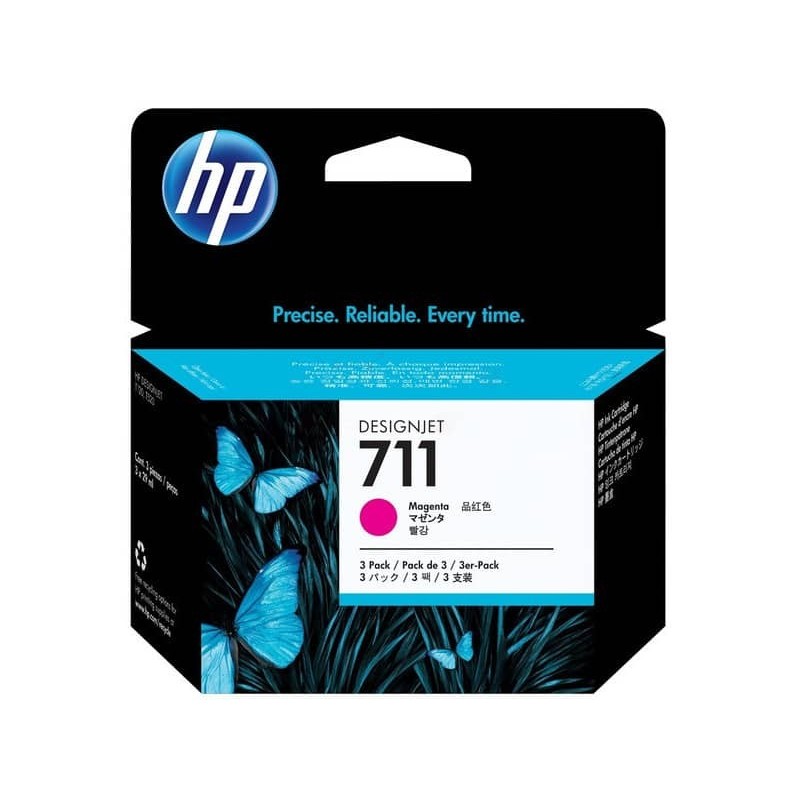 cartucce inkjet 711 HP magenta Conf. 3 - CZ135A