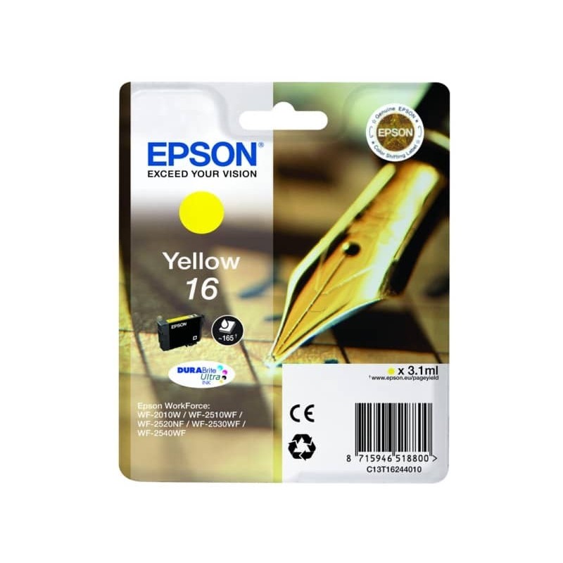 Cartuccia inkjet ink pigmentato Penna e Cruciverba 16 Epson giallo C13T16244012_147949