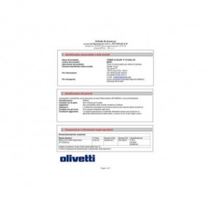 Toner Olivetti giallo B0521