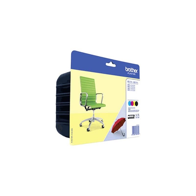 cartucce inkjet LC-229+LC-225 Brother n+c+m+g Conf. 4 - LC-229XLVALBP_600433