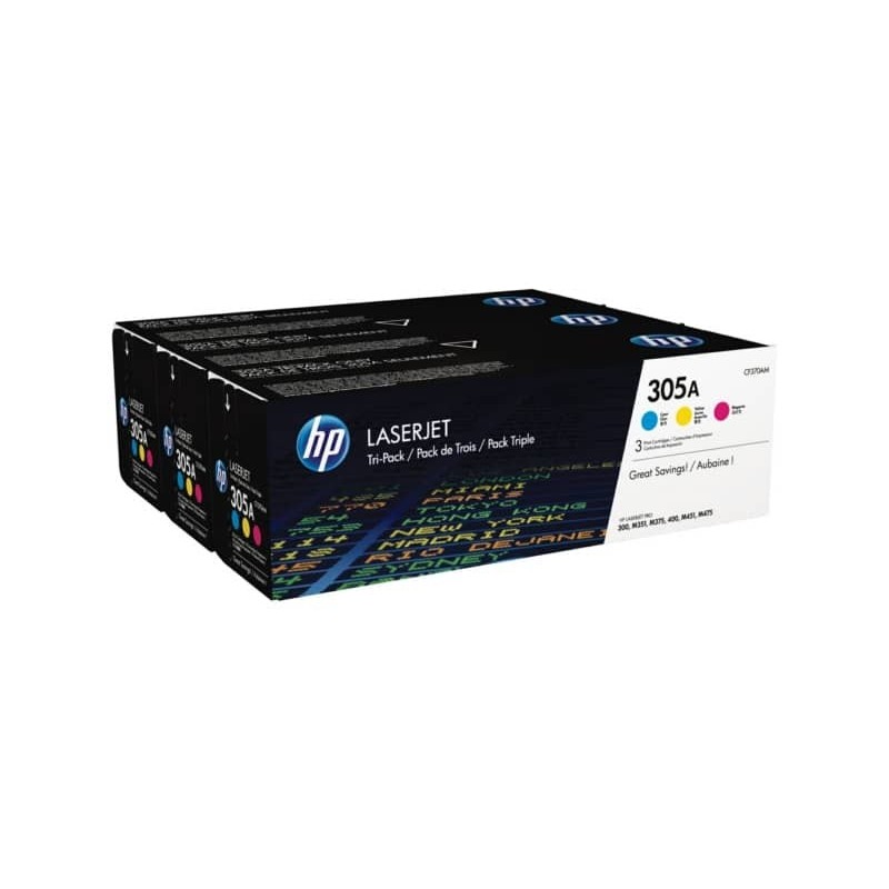 Toner 305A HP ciano+magenta+giallo Conf. 3 - CF370AM_142832