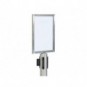 Display informativo Securit® in acciaio avvitabile su colonna Classic A4 cromato RS-SIGN-A4-PS_132997