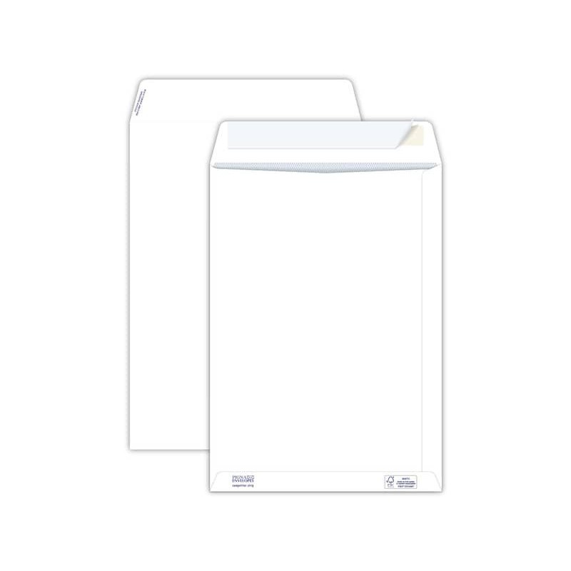 Buste a sacco bianche autoad. removibili Pigna Envelopes Competitor String 100 g/m² 230x353 mm conf. 500 - 0099067