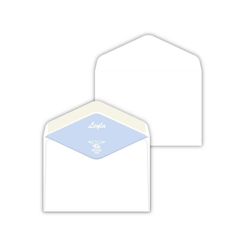 Buste senza finestra Pigna Envelopes Leyla 70 g/m² 114x162 mm bianco conf. 500 - 0388601_109020