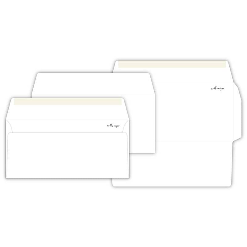 Buste senza finestra Pigna Envelopes Monique 115 g/m² 110x230 mm bianco conf. 500 - 0744109