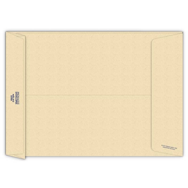 Buste a sacco con soffietto Pigna Envelopes Multi Strip Extra 23+4 x 33 cm avana Conf. 250 pezzi - 0208887_544354