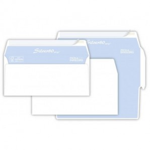 Buste senza finestra Pigna Envelopes Silver80 80 g/m² 110x230 mm bianco conf. 500 - 0097583_374457