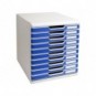 Cassettiera Exacompta grigio/blu 302003D_793646